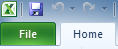 excel 2010 file menu