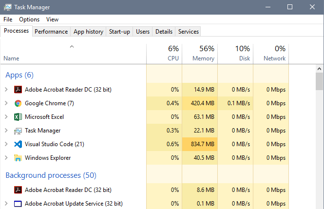 screenshot task manager